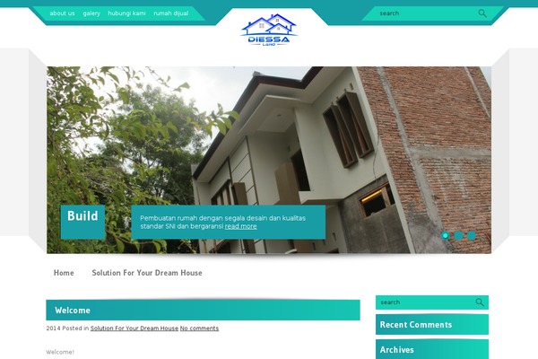 Brick theme site design template sample