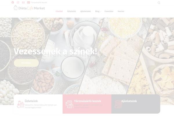 Fitmeal theme site design template sample