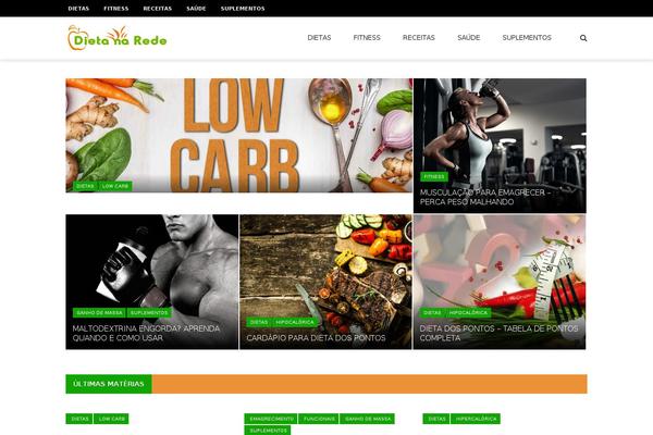 Gloria theme site design template sample