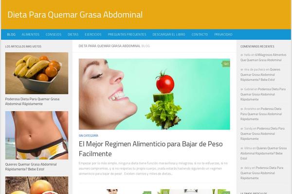 Hueman Child theme site design template sample