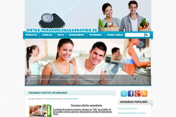 Healthcare theme site design template sample