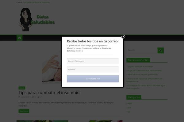 dietasaludables.com site used ColorMag