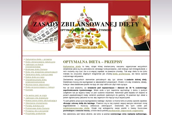 Healthy theme site design template sample