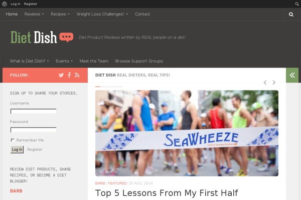 Site using Author Product Review plugin