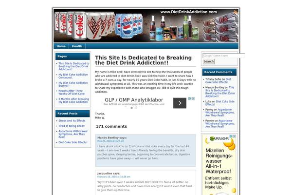 dietdrinkaddiction.com site used Celestial Aura