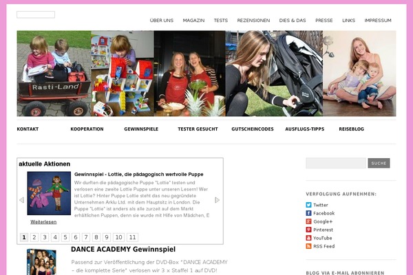 Cream Magazine theme site design template sample