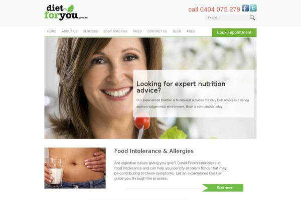 dietforyou.com.au site used Dietforyou