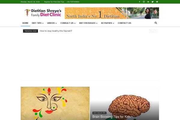 dietitianshreya.com site used News-maxx