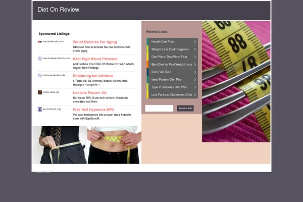Consumer theme site design template sample