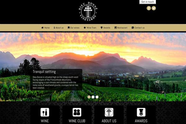 Dine & Drink theme site design template sample