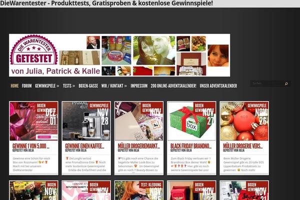 Site using ContestHopper for WordPress plugin