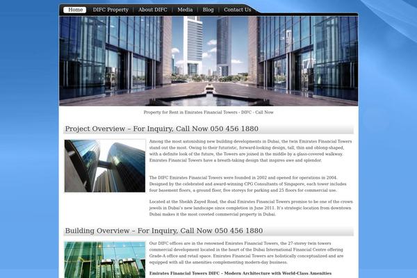 Dubai theme site design template sample