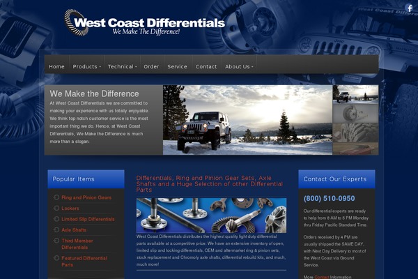 differentials.com site used Construction