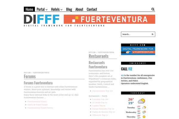 The Fox theme site design template sample