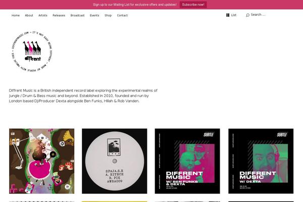 Ubud theme site design template sample