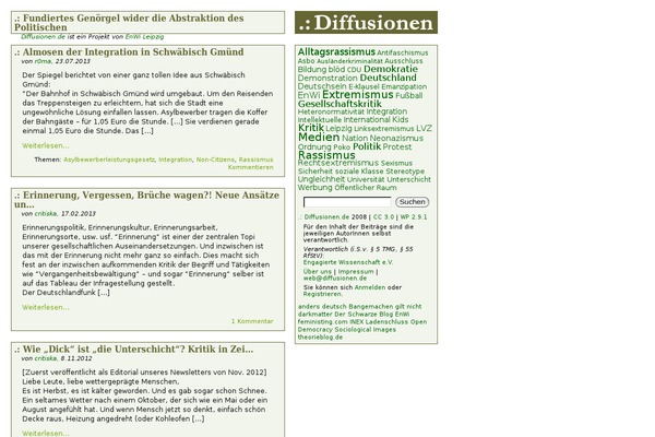 diffusionen.de site used Diff