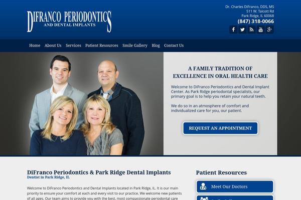 identity-dental theme websites examples