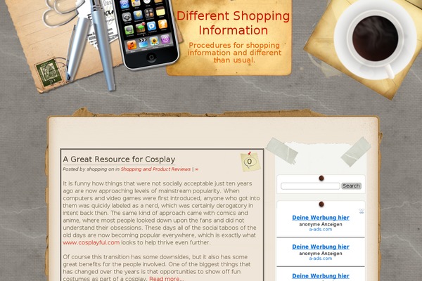 Desk Mess Mirrored theme site design template sample