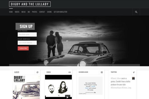 Site using Audiotheme plugin