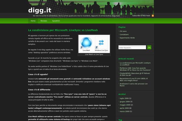 deCoder theme site design template sample