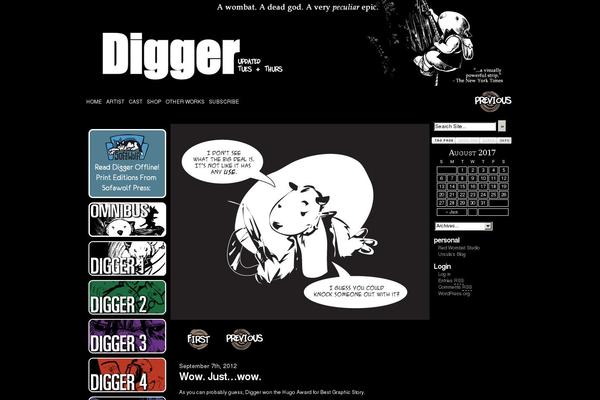 Comicpress 3c theme site design template sample
