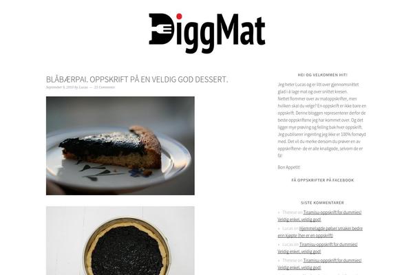 Foodie Pro theme site design template sample