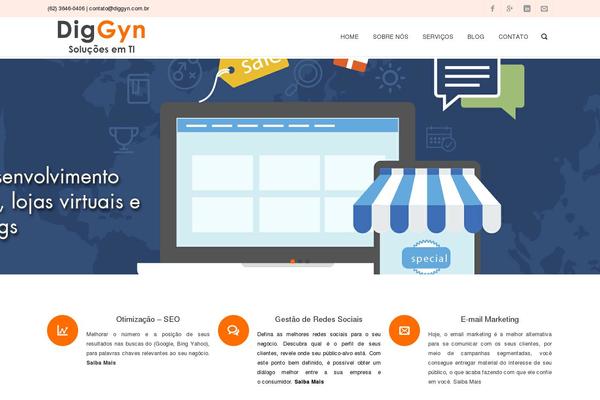 Kapital theme site design template sample