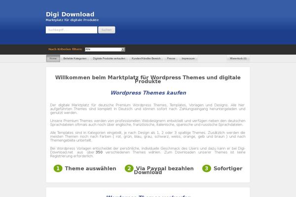 digi-download theme websites examples