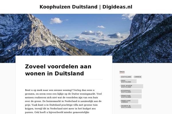 Lovecraft theme site design template sample