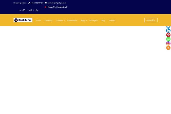 Site using Sassy Social Share plugin