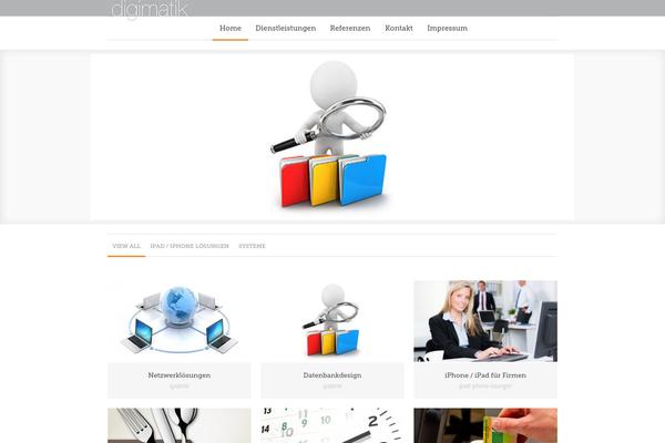Quare theme site design template sample