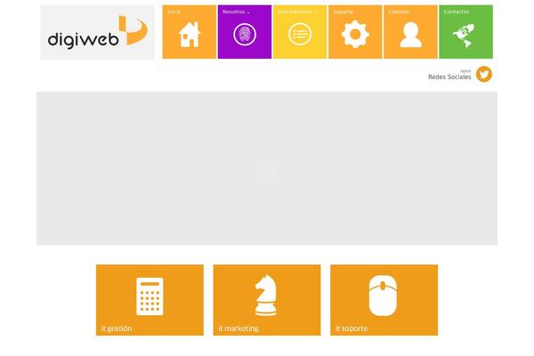 One Touch theme site design template sample