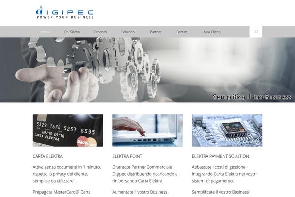 Vantage theme site design template sample