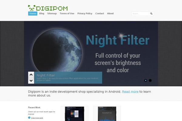Whitelight theme site design template sample