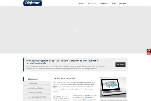 CoWorker theme site design template sample
