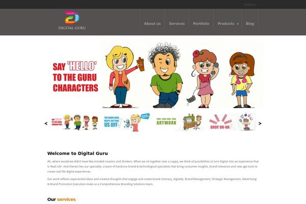 Memento theme site design template sample