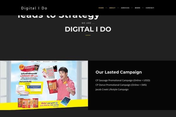 Demeter theme site design template sample