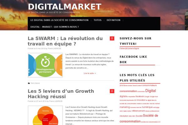 Hiero theme site design template sample