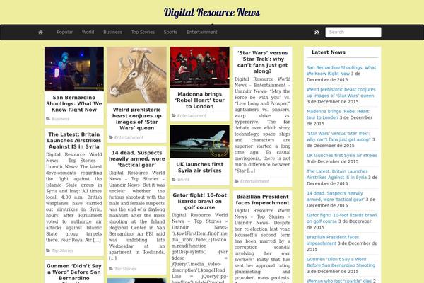 PR Pin theme site design template sample