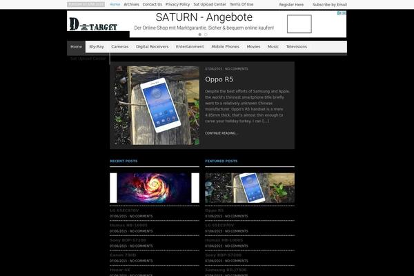 Deadline theme site design template sample