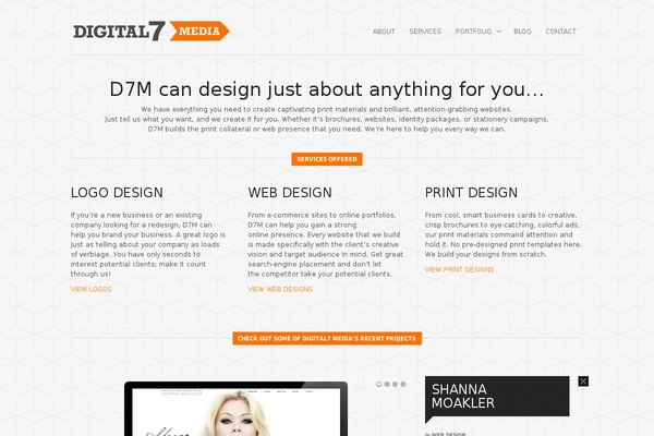 Aware theme site design template sample