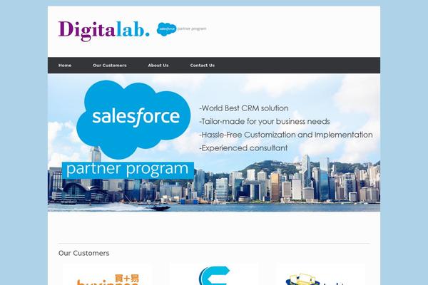 Vantage theme site design template sample
