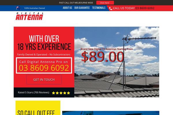 digitalantennapro.com.au site used Antenna