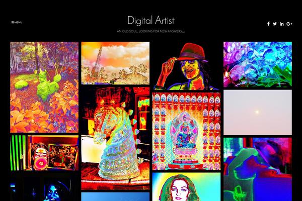 Gridsby theme site design template sample