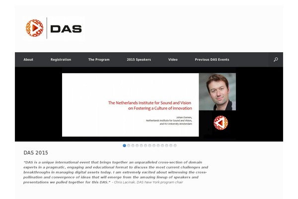 Vantage theme site design template sample
