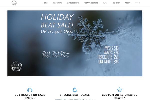 Jupiter theme site design template sample