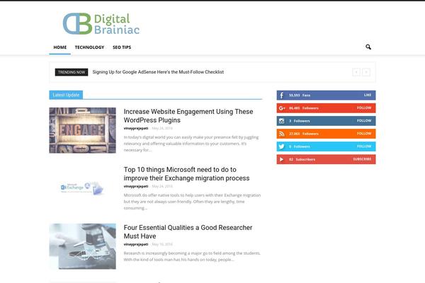 Bretheon theme site design template sample