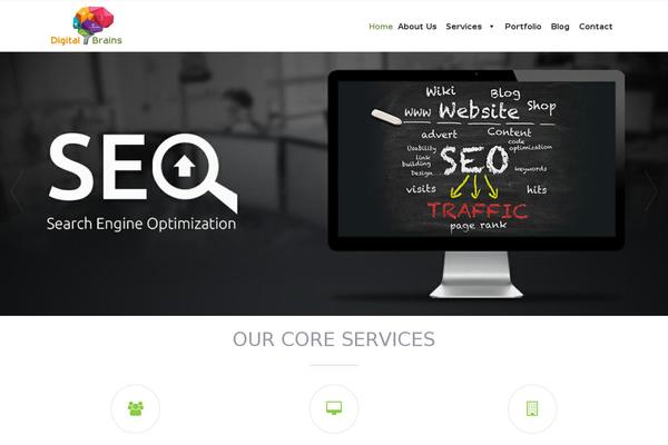 Site using Scroll Top and Bottom plugin