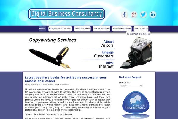 Headway theme site design template sample