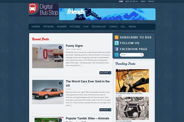 digitalbusstop.com site used Evertis